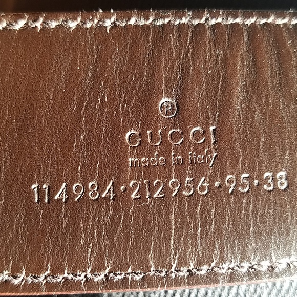 Gucci Signature leather belt (unisex) - Picture 4 of 5